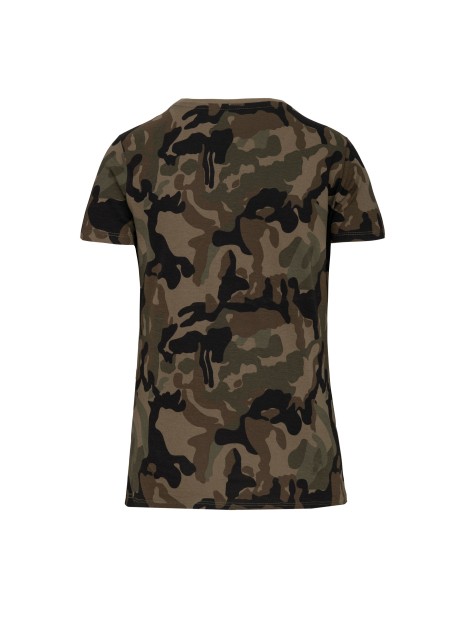 KARIBAN T-shirt camo manches courtes femme /api/colors/dbab0f28-3132-46ed-b8aa-bb769ce15981 personnalisable