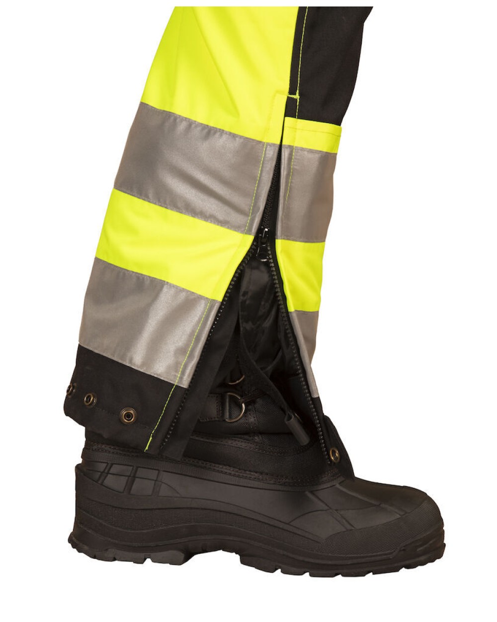 Broeken PROJOB 6514 GEVOERDE SIGNALISATIEREGENBROEK EN ISO 20471 KLASSE 2 voor bedrukking &amp; borduring