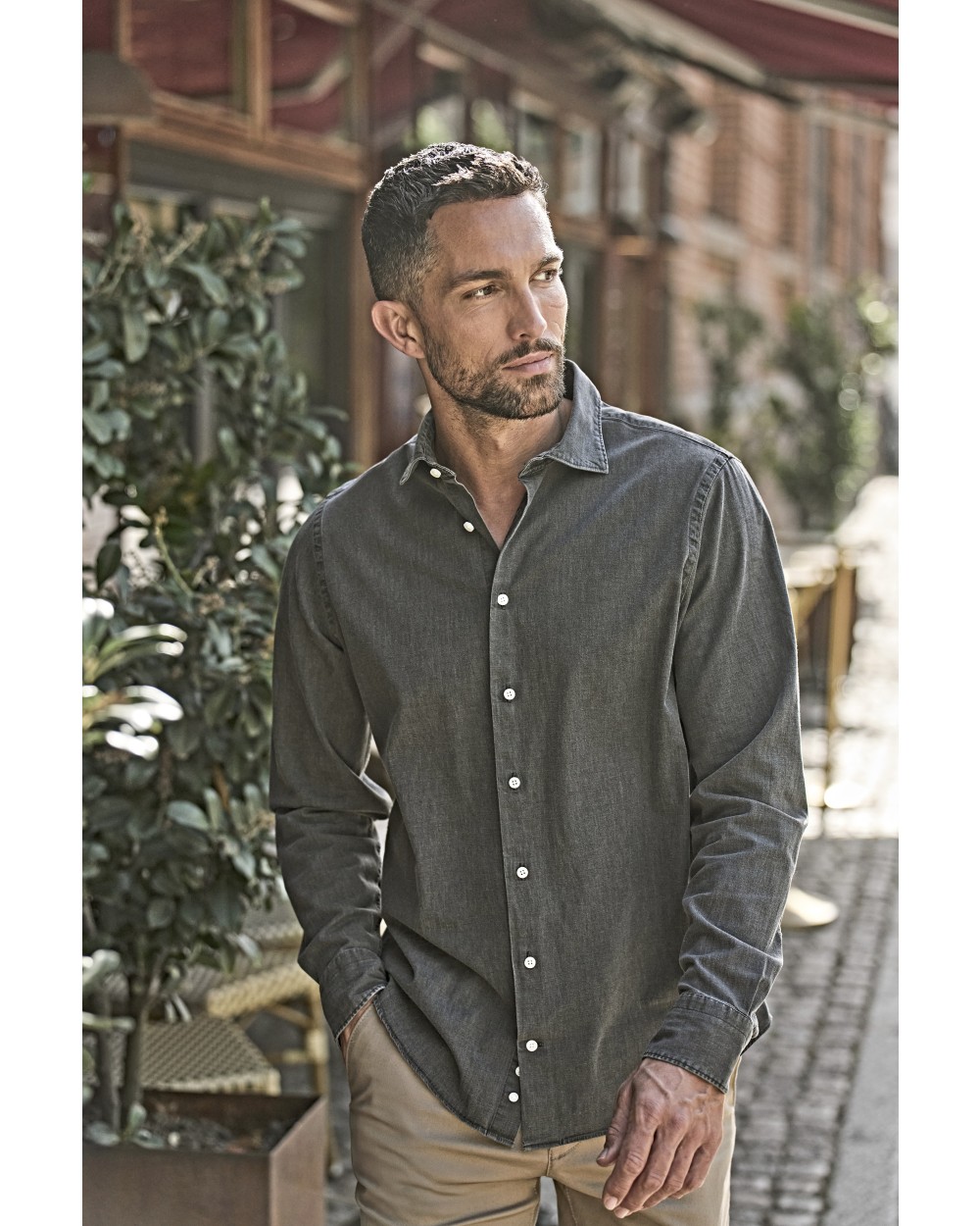 Chemises personnalisable TEE JAYS DENIM SHIRT
