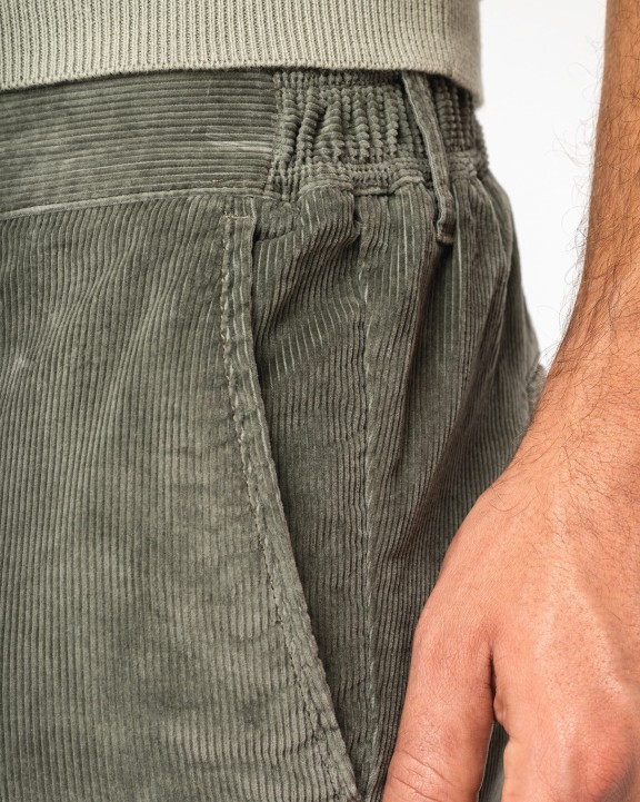 Pantalons personnalisable SPASSO Pantalon écoresponsable en velours côtelé homme
