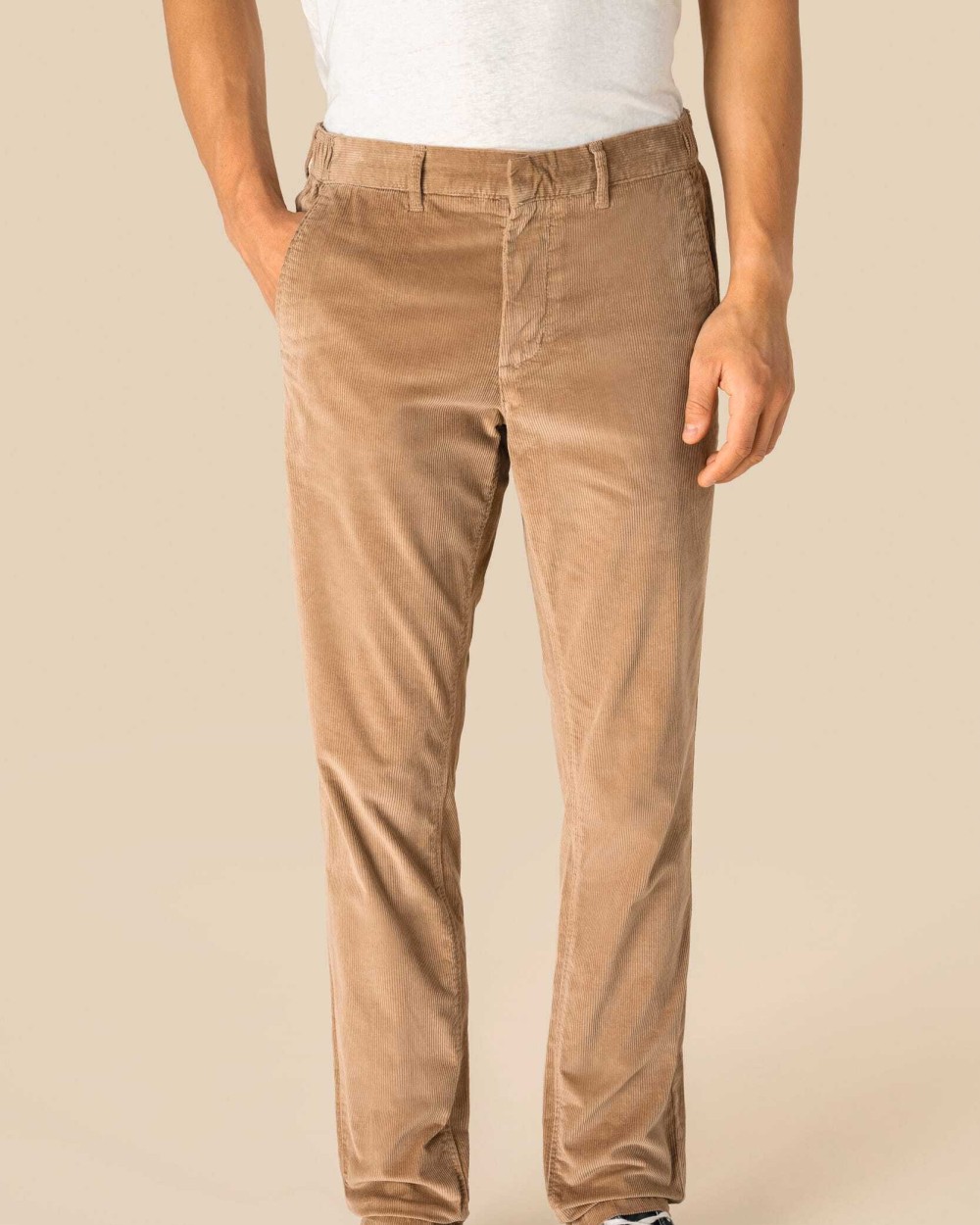 Pantalons personnalisable SPASSO Pantalon écoresponsable en velours côtelé homme