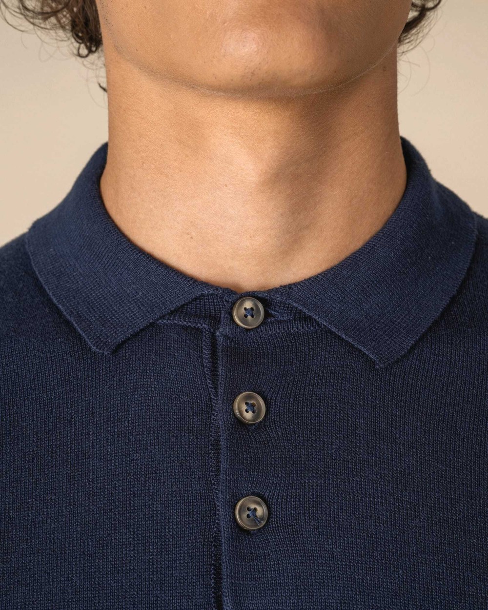 SPASSO Umweltfreundliches Herren-Polohemd aus Strick Poloshirts personalisierbar