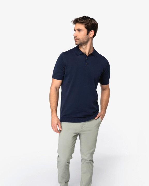 Polos personnalisable SPASSO Polo écoresponsable en maille homme