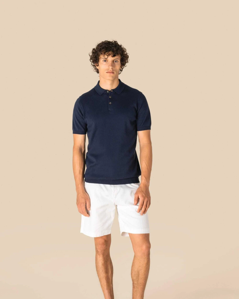 SPASSO Umweltfreundliches Herren-Polohemd aus Strick Poloshirts personalisierbar