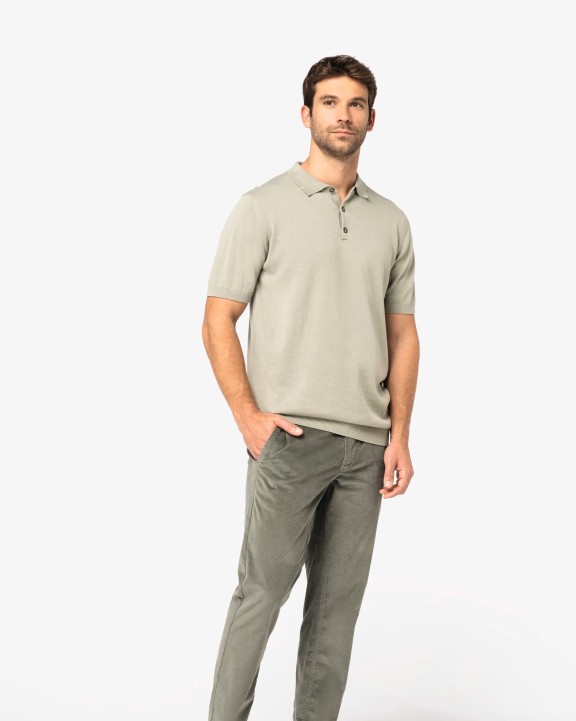 Polos personnalisable SPASSO Polo écoresponsable en maille homme