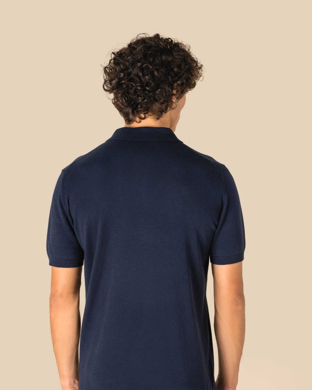 SPASSO Umweltfreundliches Herren-Polohemd aus Strick Poloshirts personalisierbar