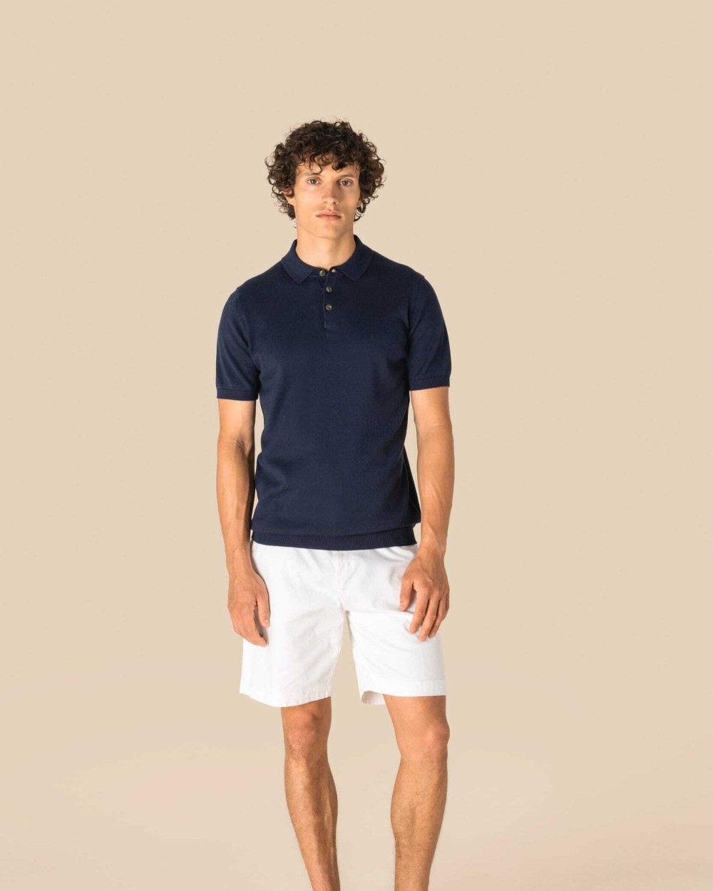 SPASSO Umweltfreundliches Herren-Polohemd aus Strick Poloshirts personalisierbar