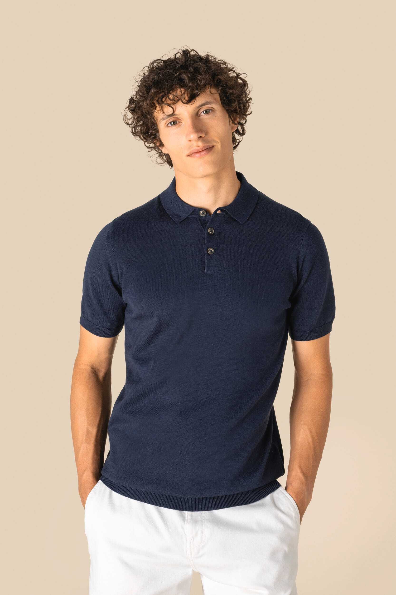Polos personnalisable SPASSO Polo écoresponsable en maille homme