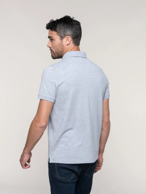 Polos à personnaliser WK. DESIGNED TO WORK Polo col boutons pression manches courtes homme 