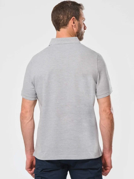 Polos à personnaliser WK. DESIGNED TO WORK Polo col boutons pression manches courtes homme 
