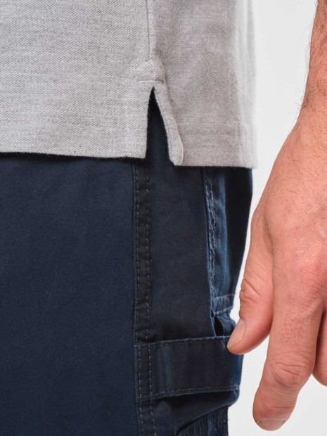 Polos à personnaliser WK. DESIGNED TO WORK Polo col boutons pression manches courtes homme 