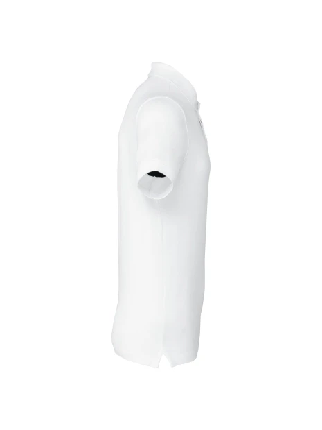WK. DESIGNED TO WORK Polo col boutons pression manches courtes homme /api/colors/7a92cd2d-10d2-40b4-928b-296bb7487506 personnalisable