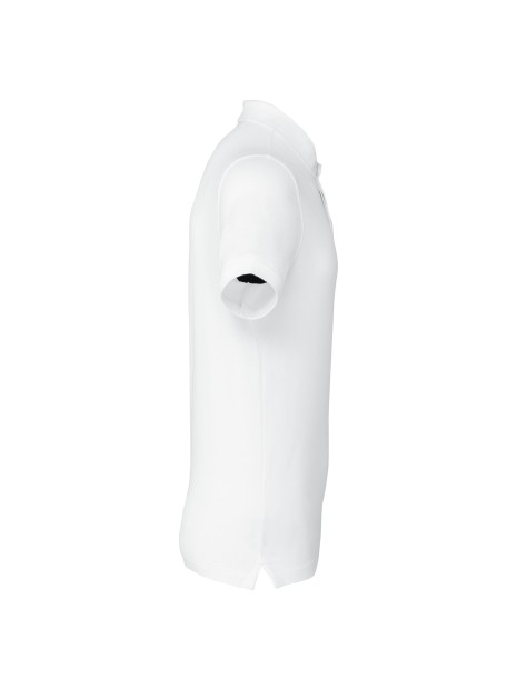 WK. DESIGNED TO WORK Polo col boutons pression manches courtes homme /api/colors/7a92cd2d-10d2-40b4-928b-296bb7487506 personnalisable