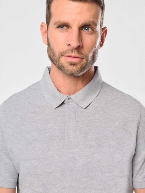 Polos à personnaliser WK. DESIGNED TO WORK Polo col boutons pression manches courtes homme 