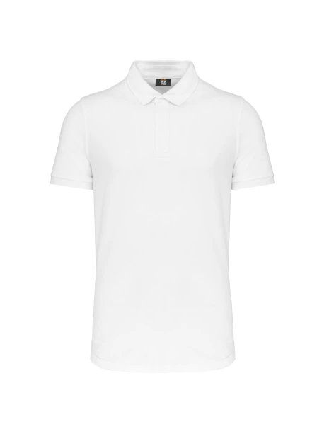 WK. DESIGNED TO WORK Polo col boutons pression manches courtes homme /api/colors/7a92cd2d-10d2-40b4-928b-296bb7487506 personnalisable