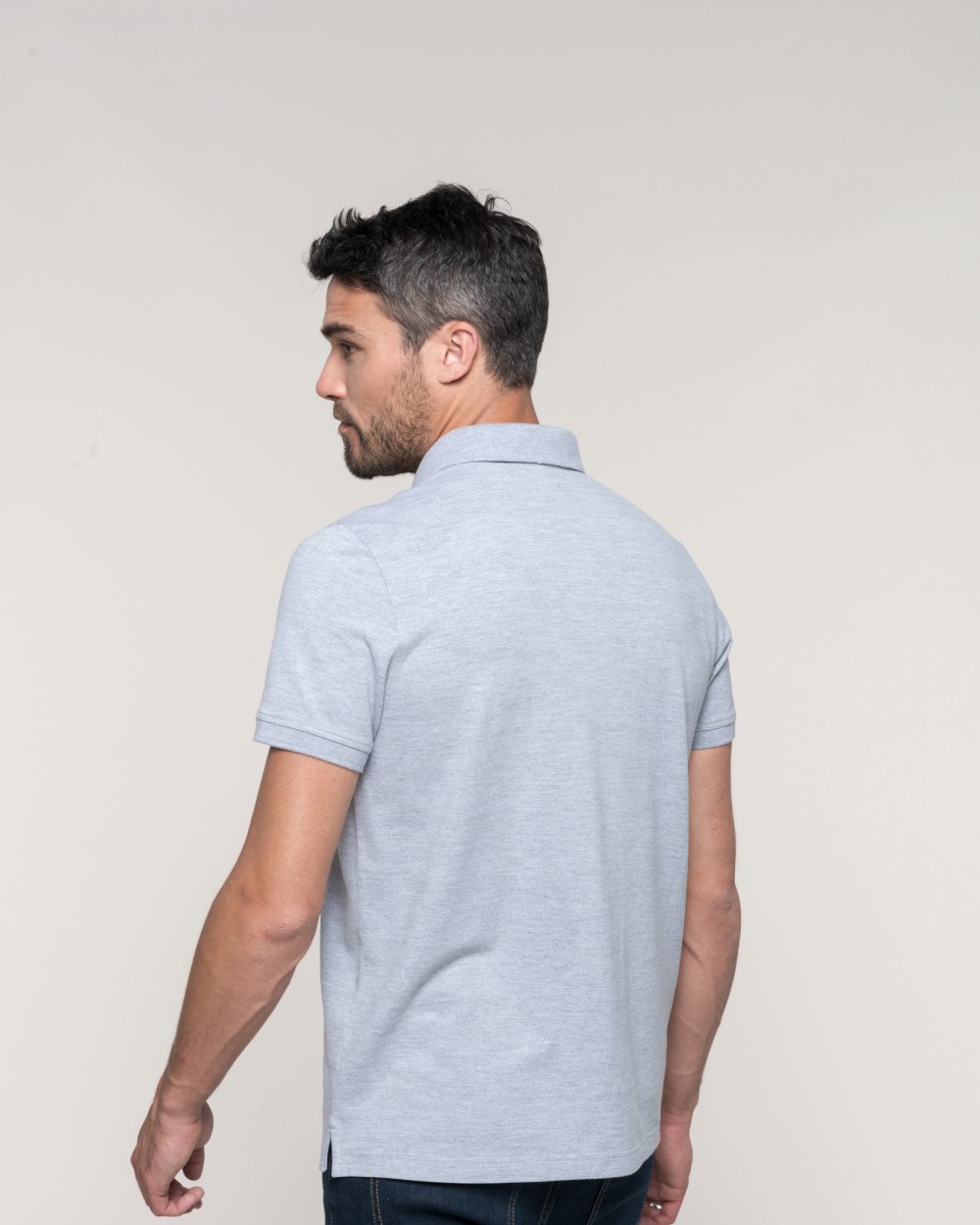 Polos personnalisable WK. DESIGNED TO WORK Polo col boutons pression manches courtes homme