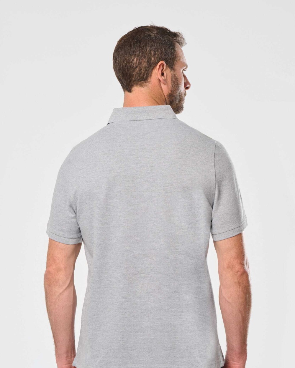 WK. DESIGNED TO WORK Kurzarm-Polohemd für Herren mit Druckknopfleiste am Kragen Poloshirts personalisierbar