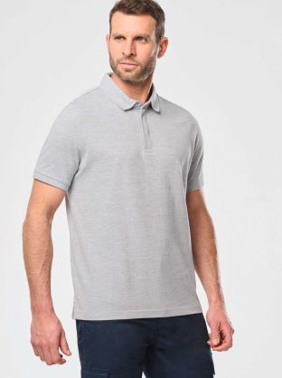 Polo col boutons pression manches courtes homme
