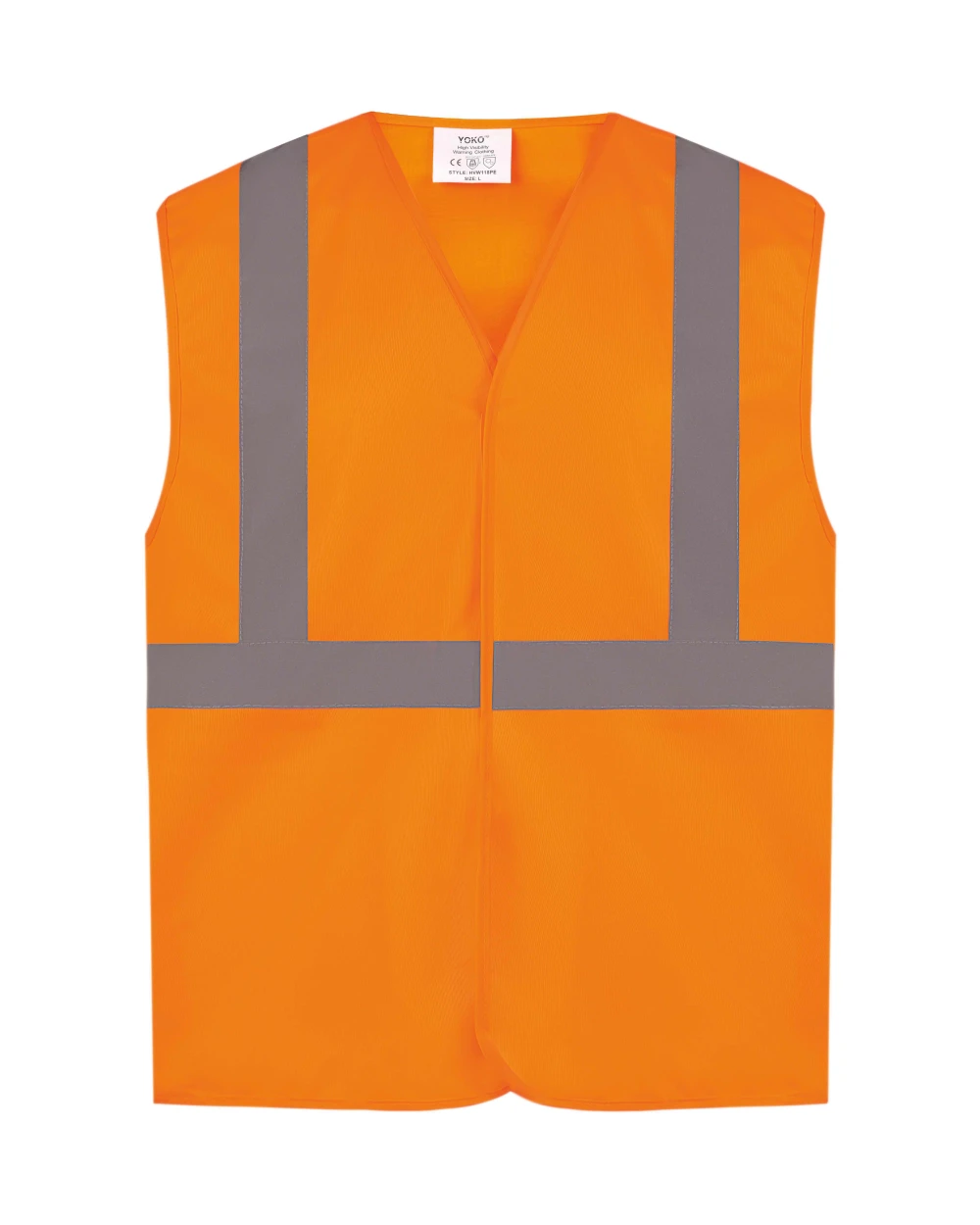 YOKO Hi-vis railway waistcoat class 2 (HVW118PE) Warnwesten personalisierbar