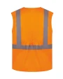 YOKO Hi-vis railway waistcoat class 2 (HVW118PE) Warnwesten personalisierbar