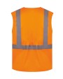 Fluo vestjes YOKO Hi-vis railway waistcoat class 2 (HVW118PE) voor bedrukking &amp; borduring