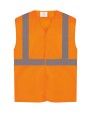 Fluo vestjes YOKO Hi-vis railway waistcoat class 2 (HVW118PE) voor bedrukking &amp; borduring