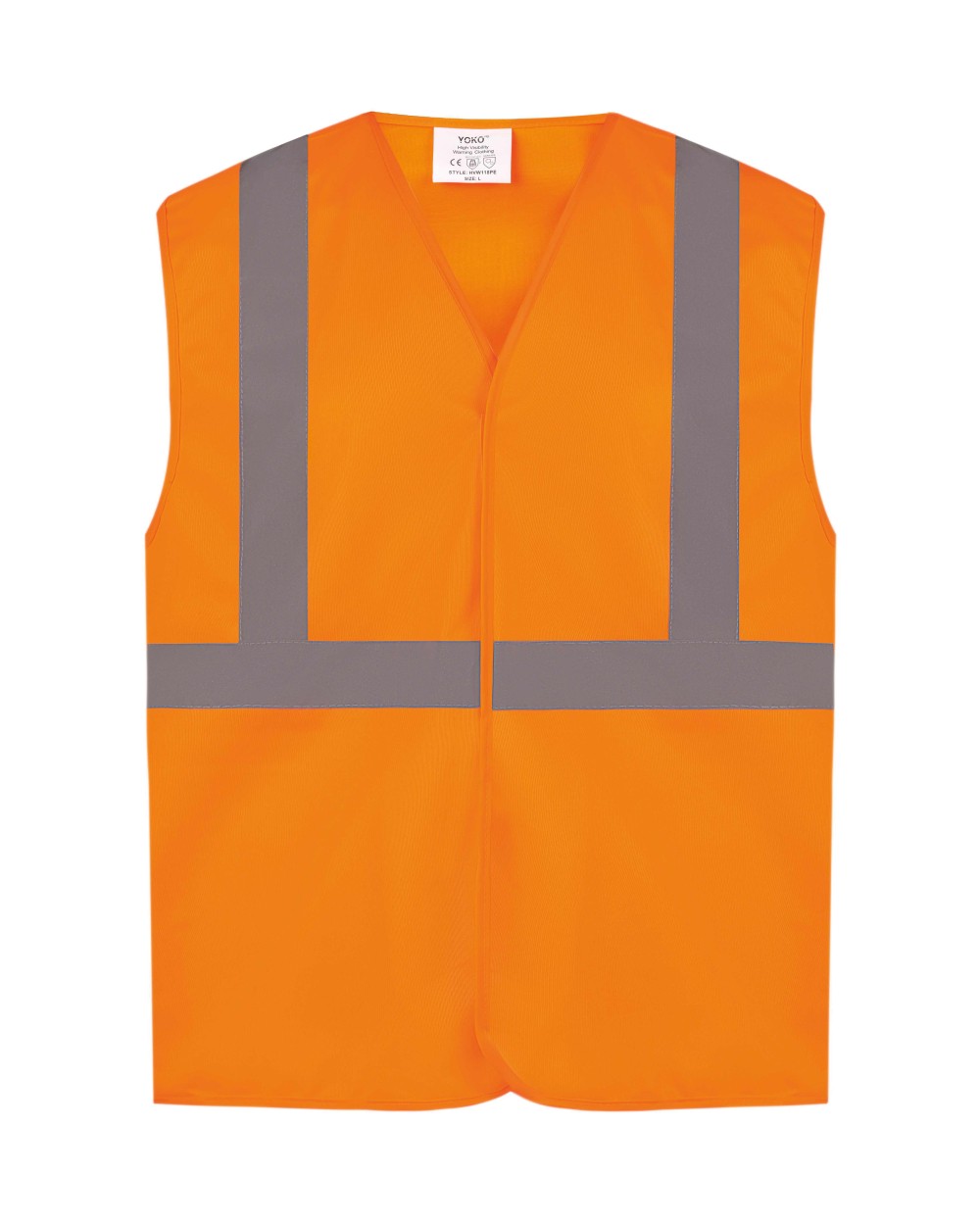 YOKO Hi-vis railway waistcoat class 2 (HVW118PE) Warnwesten personalisierbar