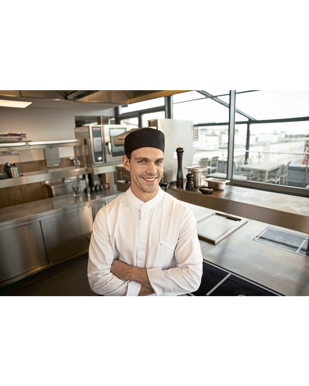 Bonnets personnalisable KARLOWSKY Beanie With Mesh Insert
