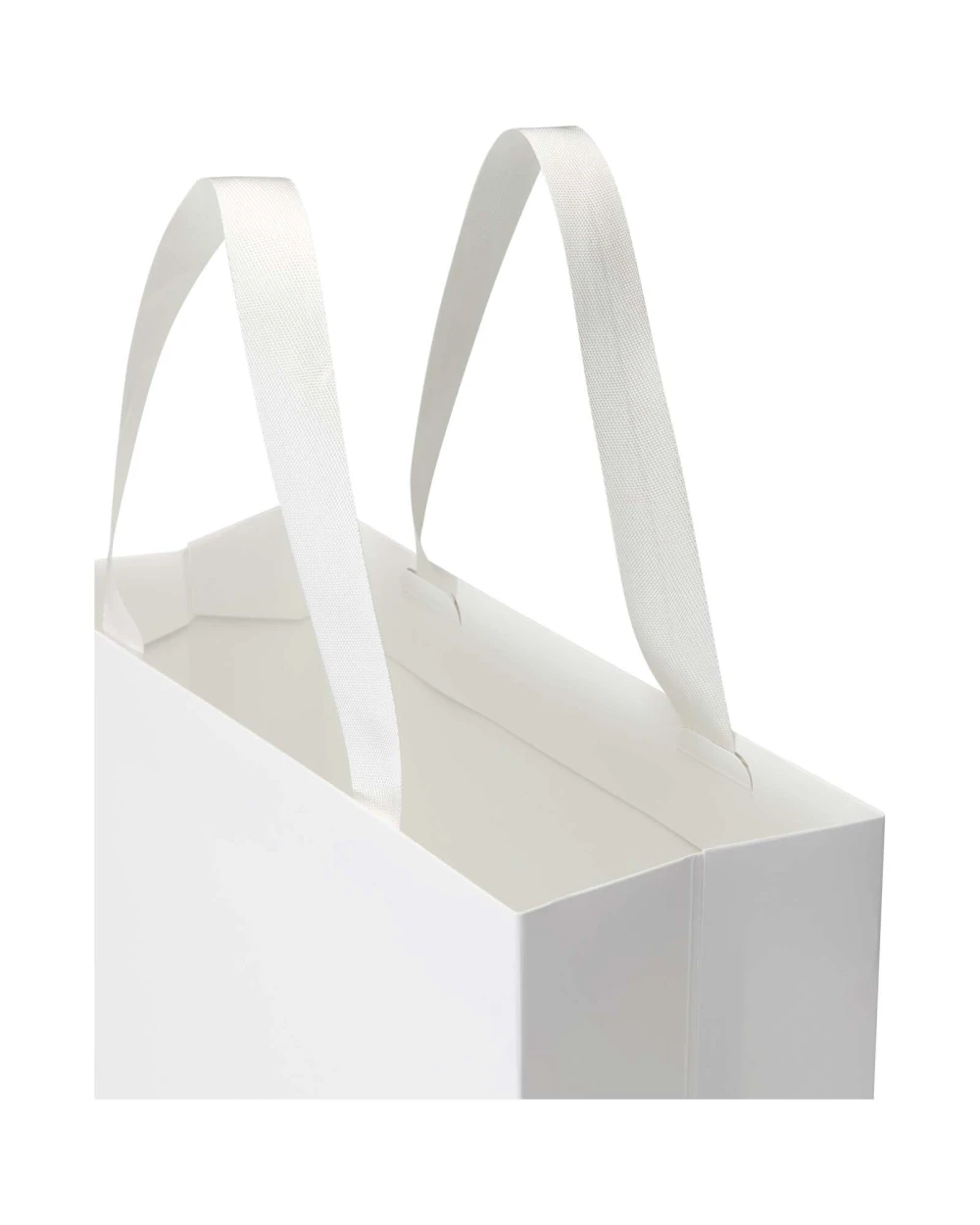 4DO Smartfold Papiertüte, 210 g/m², mit Bandgriffen und matter Laminierung – 31 x 12 x 39 cm Taschen personalisierbar
