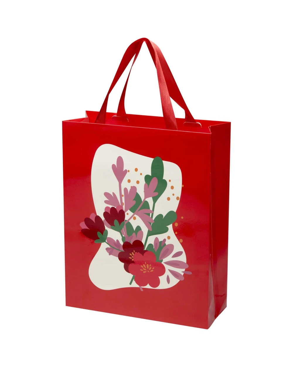 Sacs & Bagagerie personnalisable 4DO Sac en papier Smartfold 210 g/m² avec anses en ruban et pelliculage mat - 31 x 12 x 39 cm