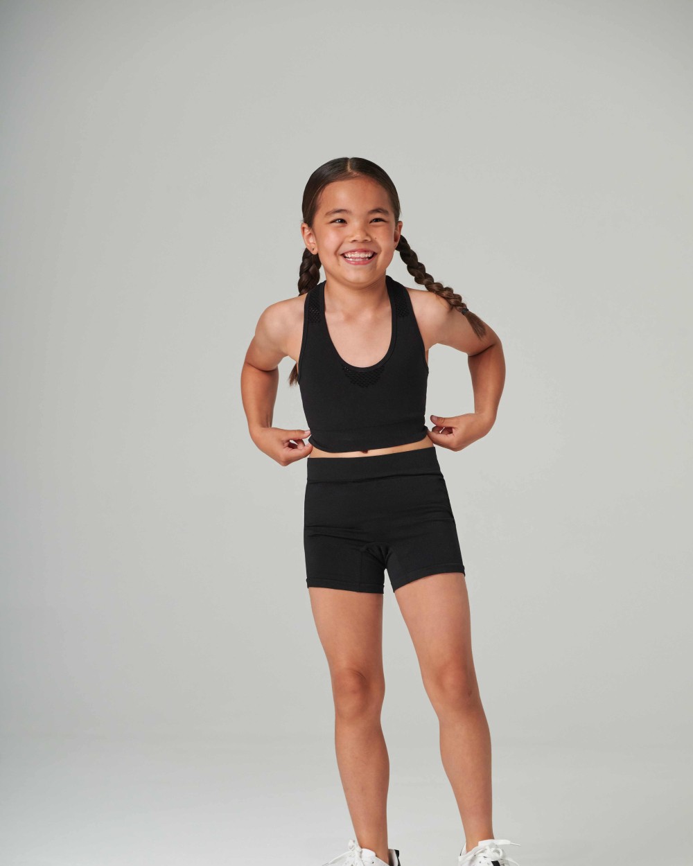 T-Shirts personnalisable TOMBO Haut court sans coutures pour enfants