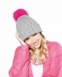 Accessoires personnalisable BEECHFIELD FAUX FUR POP POM KEY RING