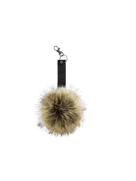 BEECHFIELD FAUX FUR POP POM KEY RING /api/colors/b57a4d70-d25d-4b58-a90e-ef60b4e0352f personnalisable