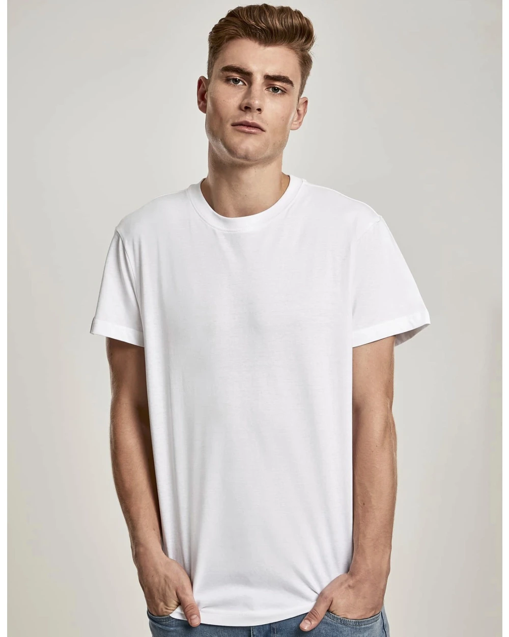T-shirts BUILD YOUR BRAND Premium Combed Jersey T-Shirt voor bedrukking &amp; borduring