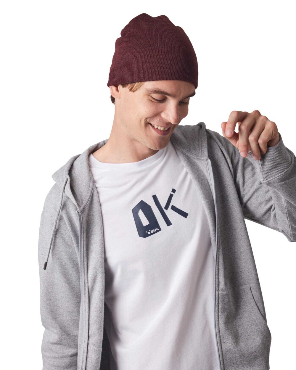 K-UP Feinmaschige Mütze Mützen personalisierbar