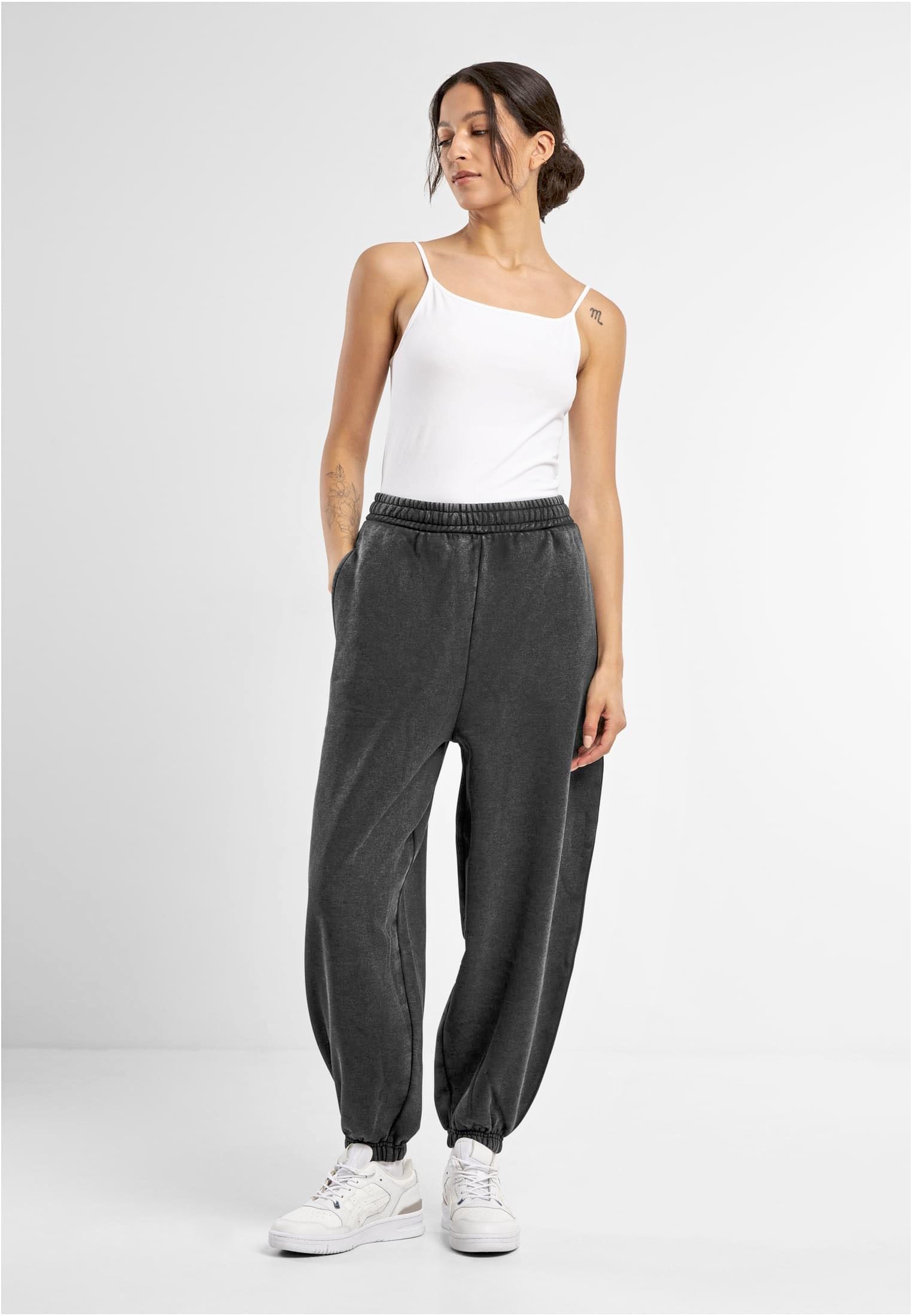 Pantalons personnalisable BUILD YOUR BRAND Ladies Vintage Heavy Sweatpants