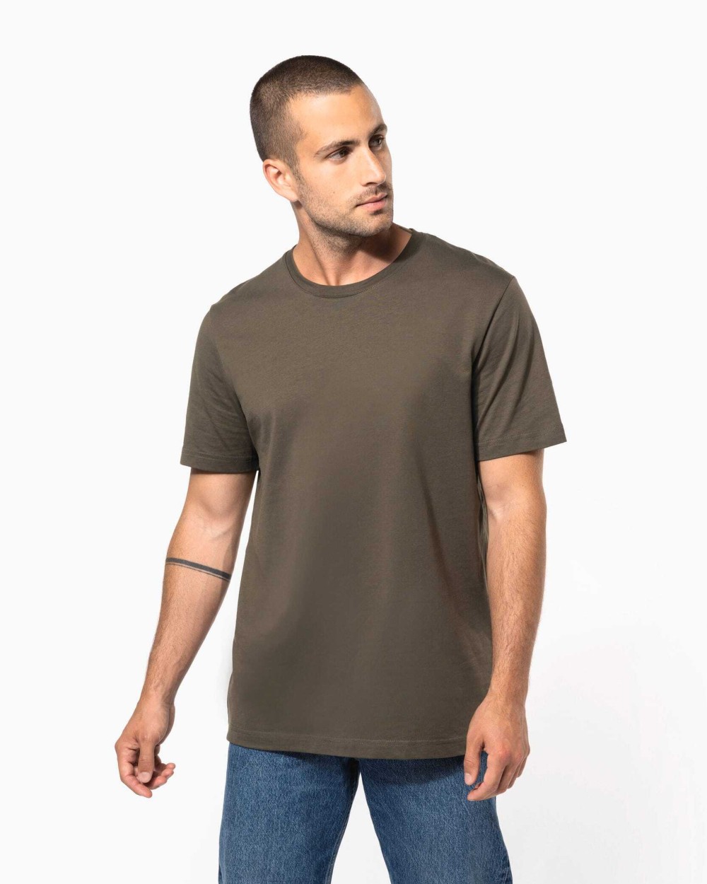 KARIBAN Herren rundhals-t-shirt T-Shirts personalisierbar