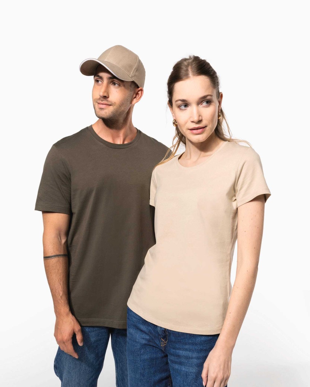 KARIBAN Herren rundhals-t-shirt T-Shirts personalisierbar