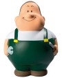 Benodigdheden MBW SQUEEZIES® Worker Bert®, Green voor bedrukking &amp; borduring