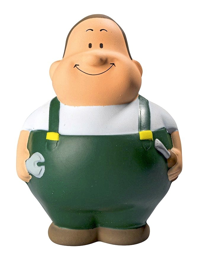 Benodigdheden MBW SQUEEZIES® Worker Bert®, Green voor bedrukking &amp; borduring