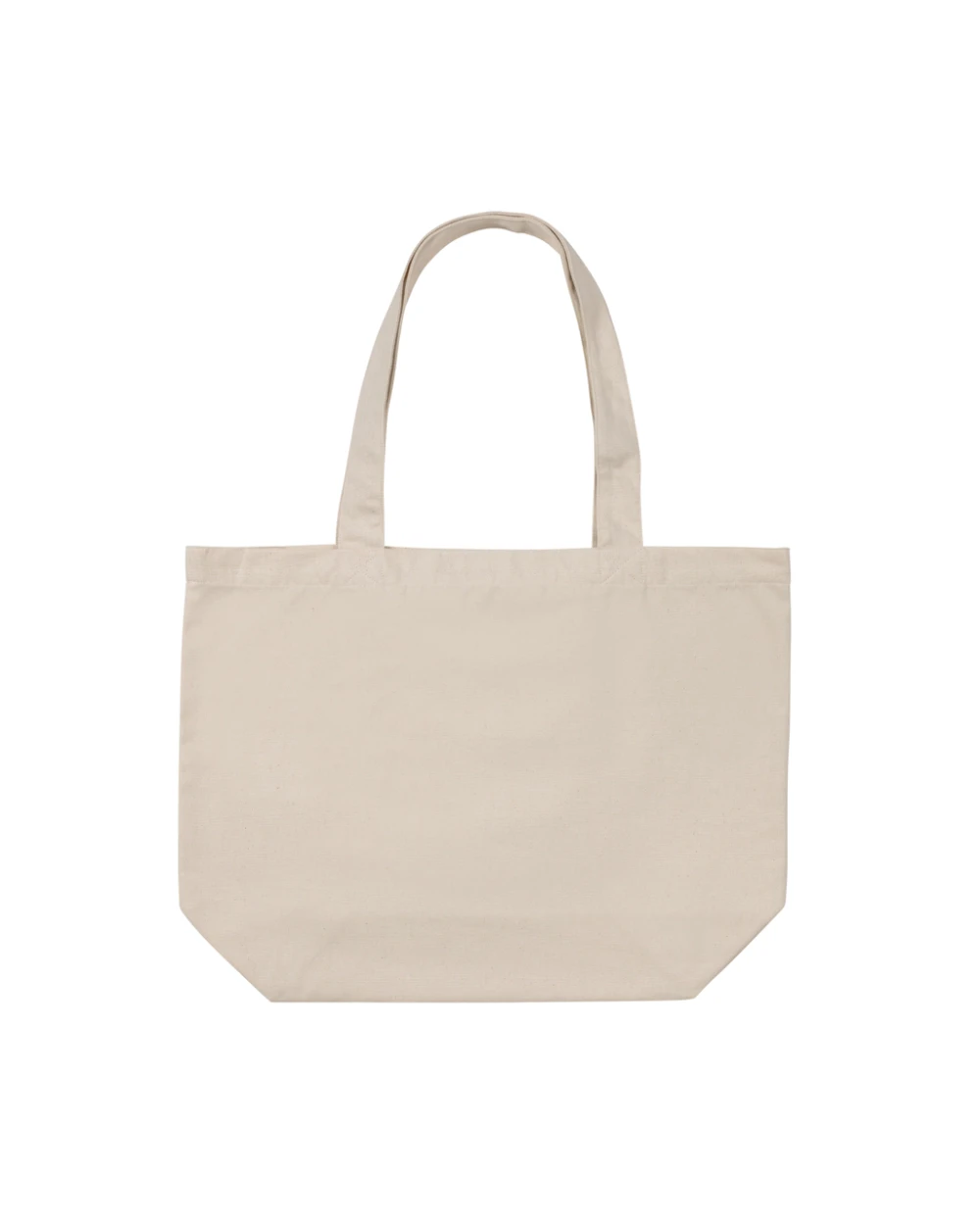 Tassen & Zakken 4DO Impact Aware™ re-canvas shopper met vakje 240gsm ongeverfd voor bedrukking &amp; borduring