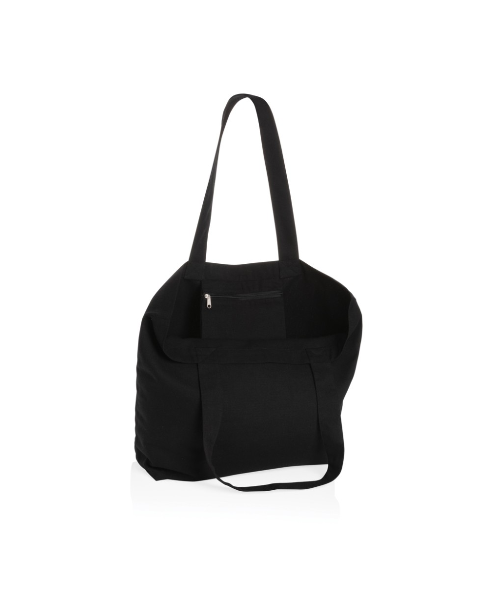 Tassen & Zakken 4DO Impact Aware™ re-canvas shopper met vakje 240gsm ongeverfd voor bedrukking &amp; borduring