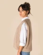 Polar Fleeces SPASSO Mouwloos sherpa damesjasje voor bedrukking &amp; borduring