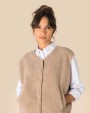 Laines polaires personnalisable SPASSO Veste sans manches en sherpa femme