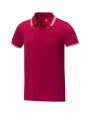Polo's ELEVATE Amarago tipping herenpolo met korte mouwen voor bedrukking &amp; borduring