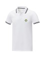 Polos personnalisable ELEVATE Polo tipping Amarago manches courtes homme