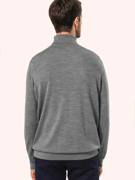 Pulls à personnaliser KARIBAN Pull Mérinos col roulé homme 