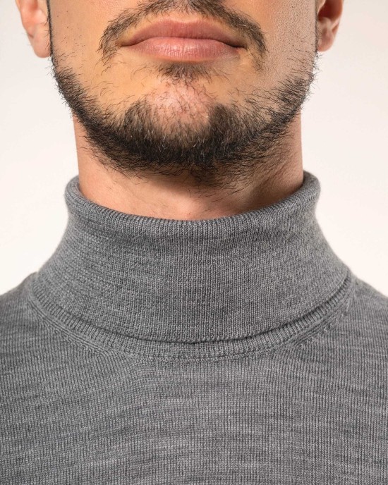 Pulls personnalisable Kariban Pull Mérinos col roulé homme