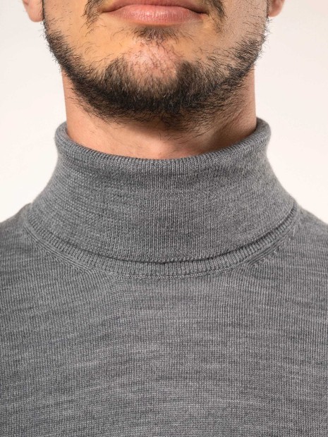 Pulls à personnaliser KARIBAN Pull Mérinos col roulé homme 