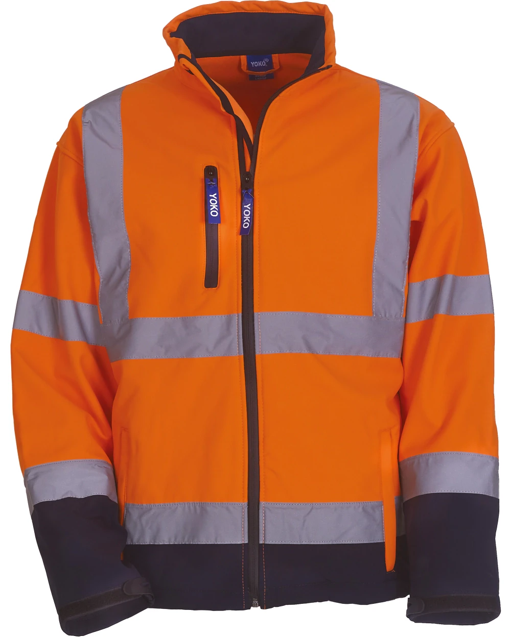 Softshells personnalisable YOKO Veste softshell haute visibilité